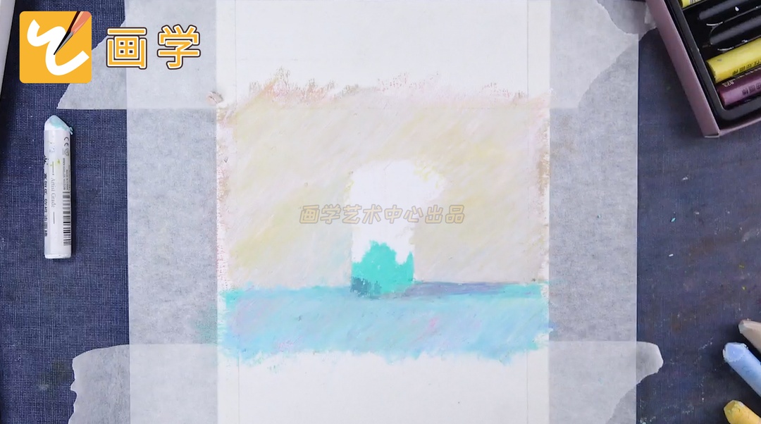 最近超火的油画棒教程，静物景色，一起学画画！