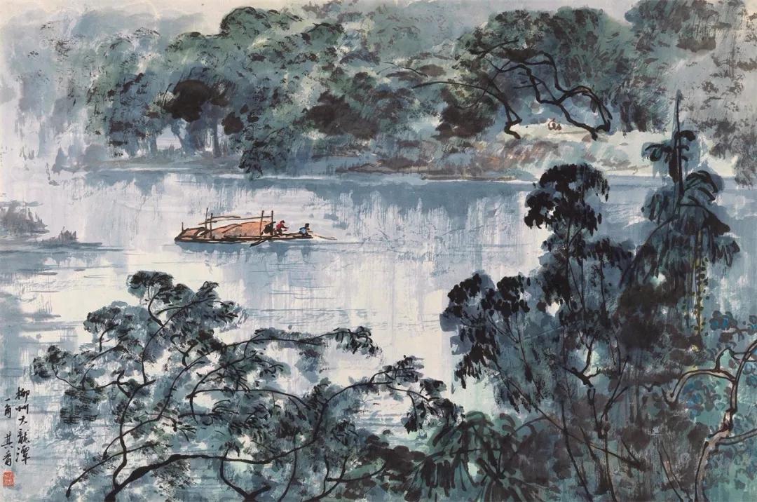 水墨画夜景欣赏,画夜景最好的中国画