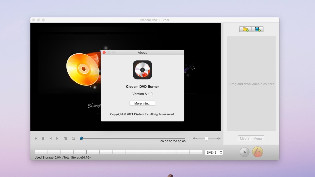 CisdemDVDBurnerforMac,dvd光盘刻录软件v5.1.0激活版