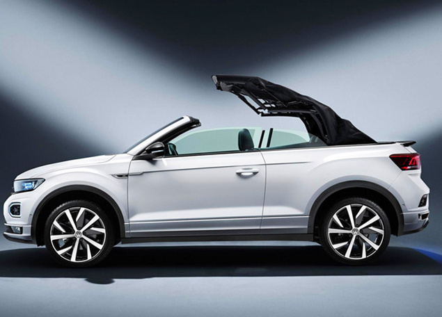 敞篷版大众t-roc这也太浪漫了吧,海外版全新大众t-roc曝