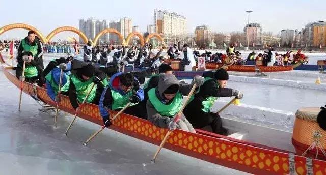冰上龙舟赛火热开赛,冰上龙舟赛事视频