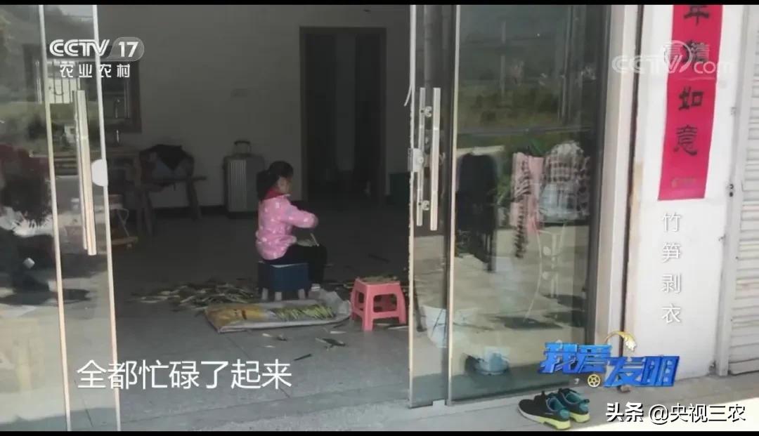 有了“王万能”发明的神器，竹笋剥皮轻松搞定