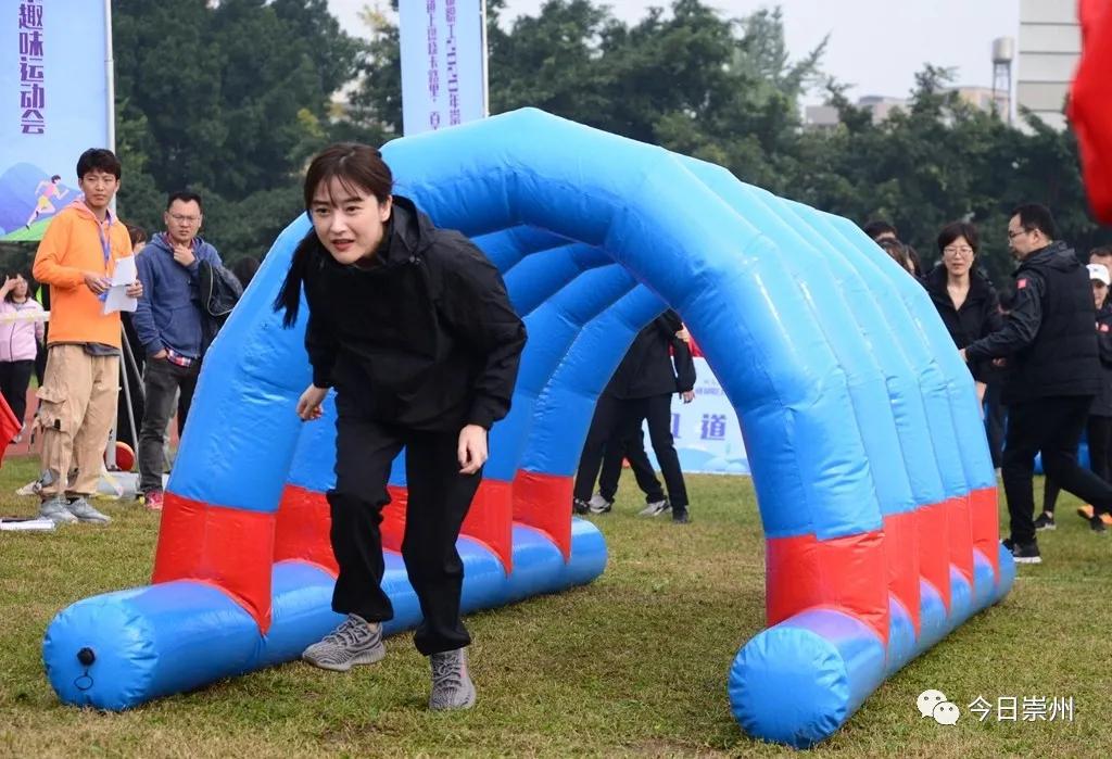 真人“俄罗斯方块”“八仙过海”……这场运动会有“趣味”