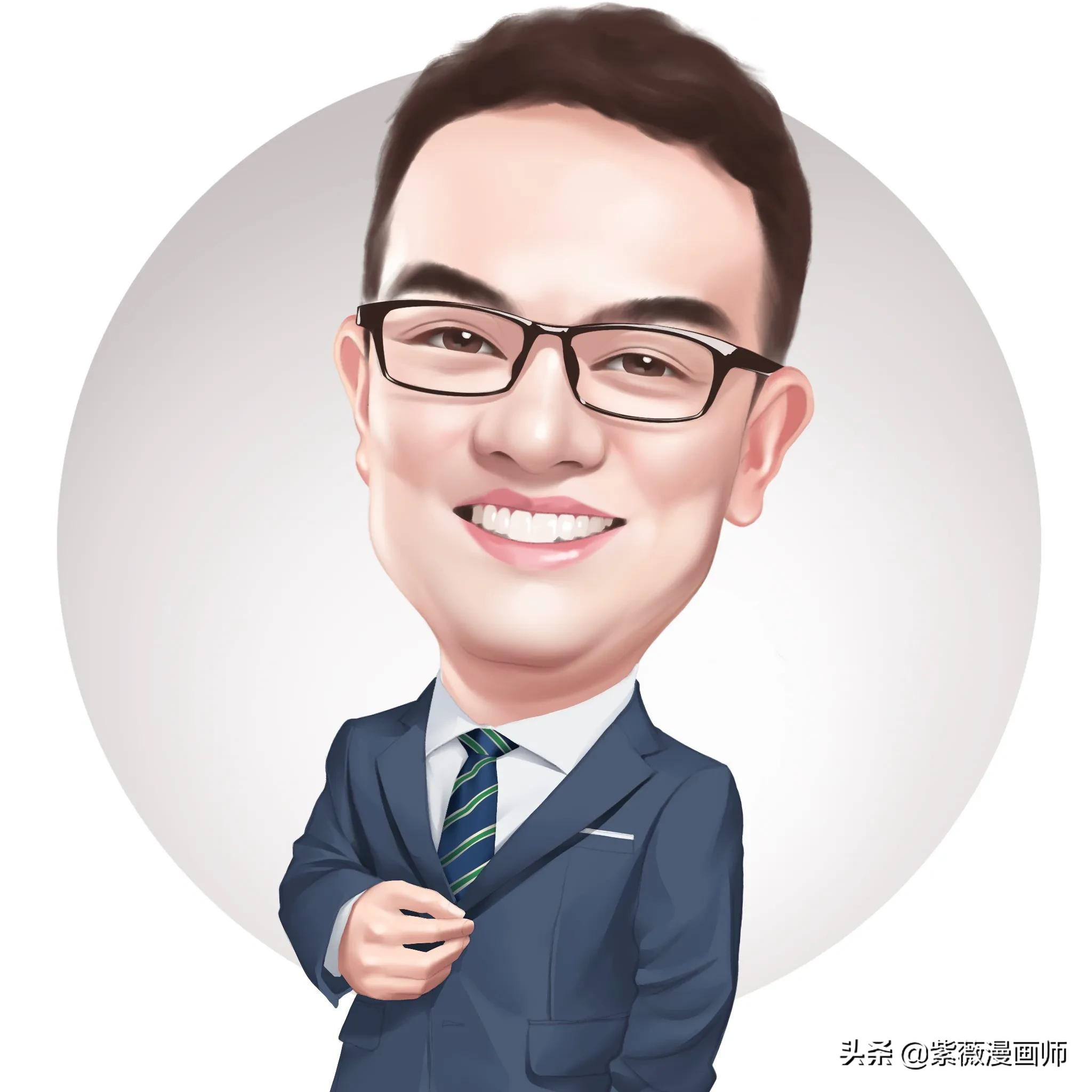 换一换你的头像吧各行业男士职业手绘漫画头像彰显个人气质