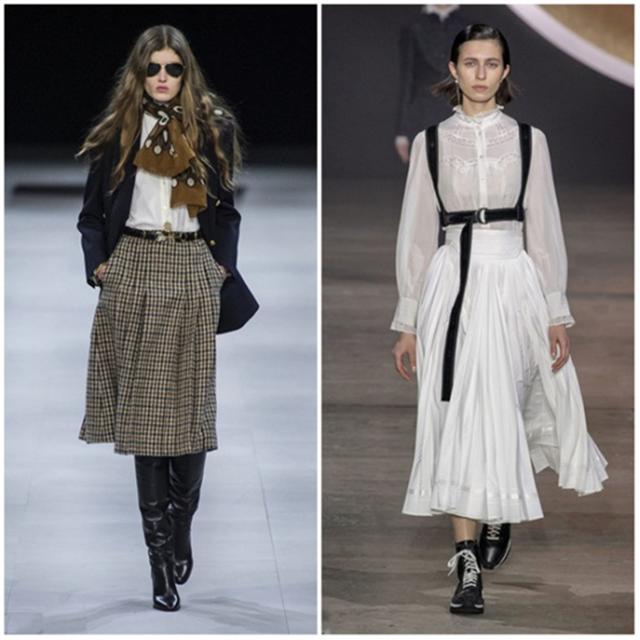 关晓彤百褶裙秋冬,关晓彤同款百褶裙