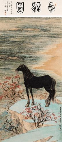 张大千最著名的动物画,张大千画写意的录像