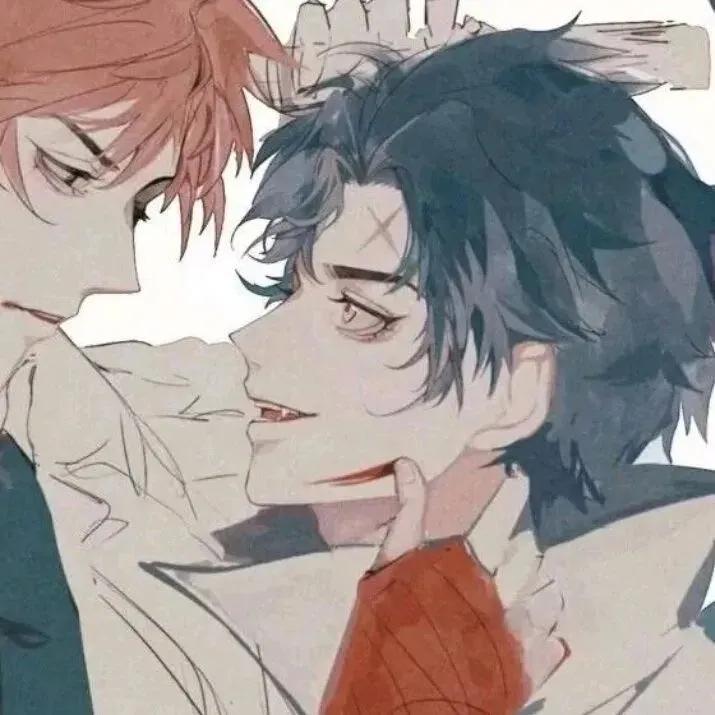 10-13岁女生小学生仙气闺蜜头像,超好看的男生兄弟动漫头像