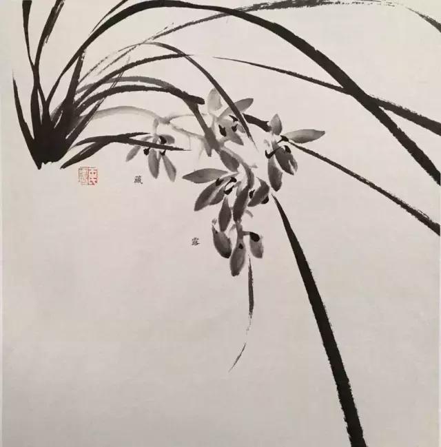 徐湛国画兰花的画法,徐湛国画兰花的画法视频教学