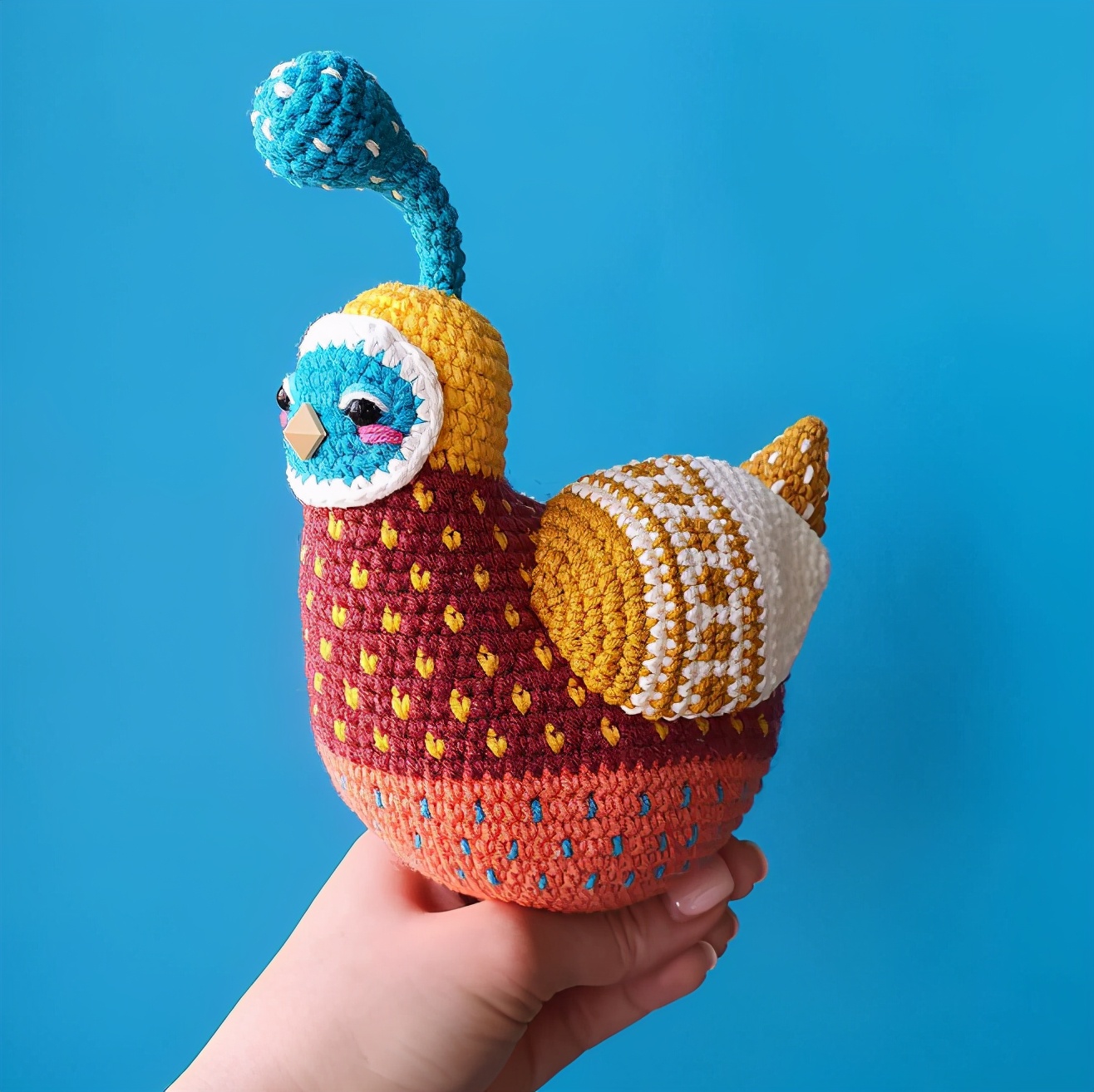 纯毛线钩织小玩意,最火毛线钩织