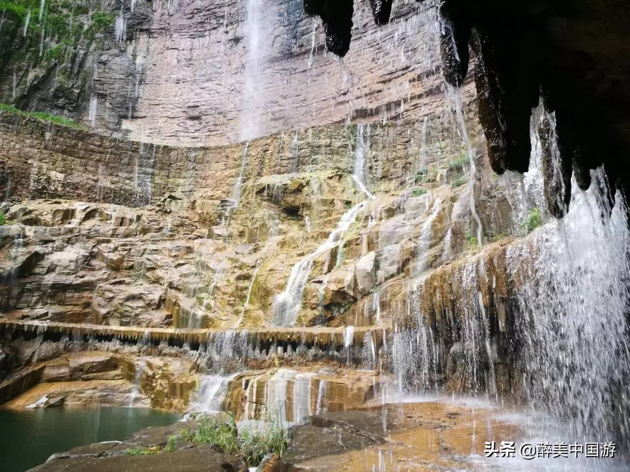 南太行八里沟景区瀑布六月份,八里沟飞瀑流泉在哪里