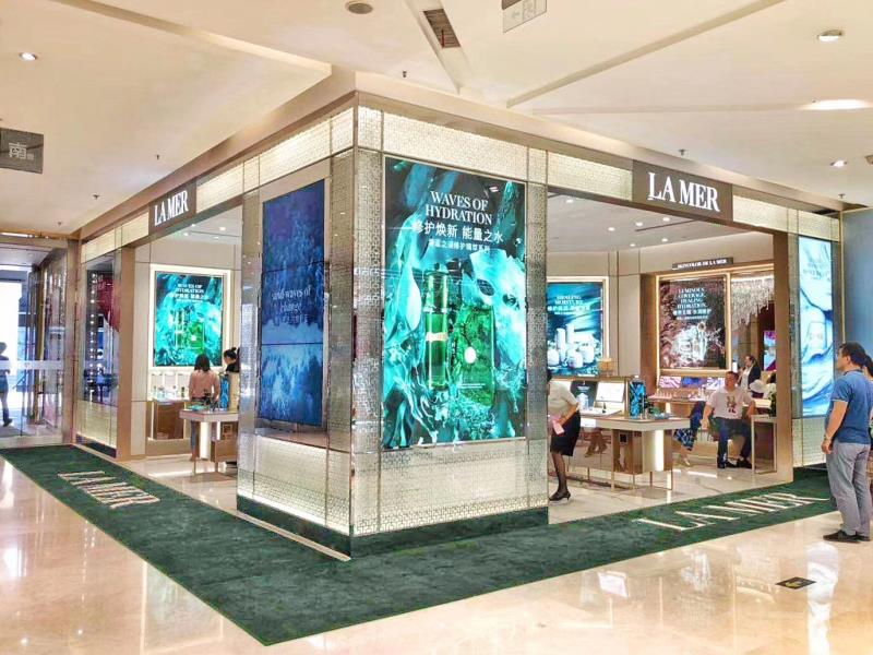 源自深海护肤传奇再掀护肤风潮LAMER海蓝之谜奢华专柜设计揭秘