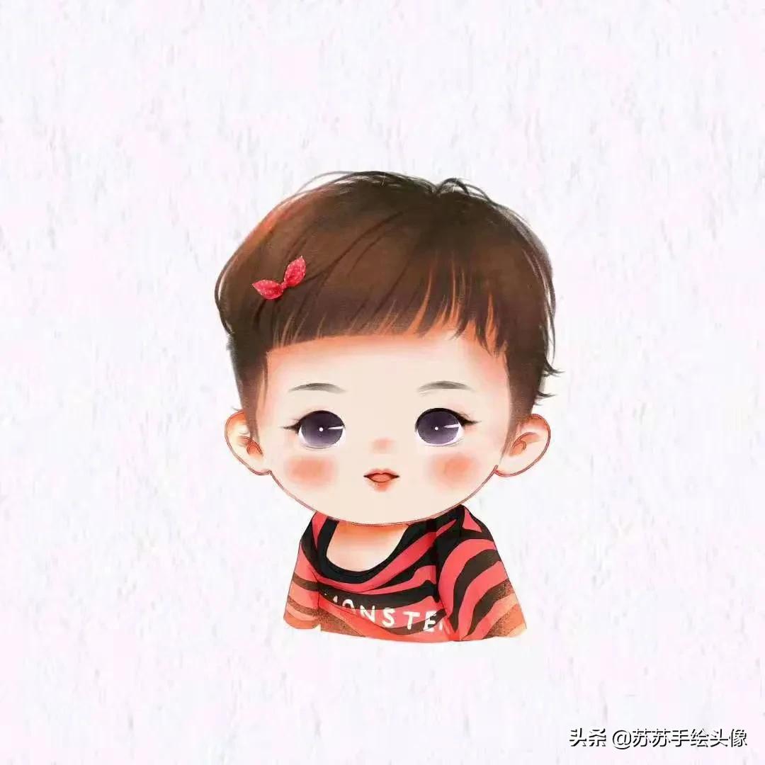 可爱又摆烂的萌娃头像,可爱到顶点的萌宝头像