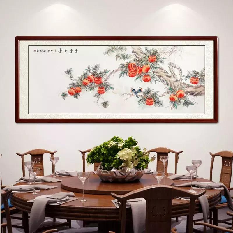 国画鸿运当头风水,红红火火国画作品欣赏