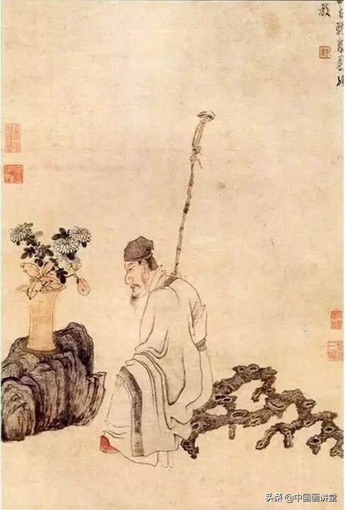 如何形容画家笔下的梅菊花,历代名家画菊花作品