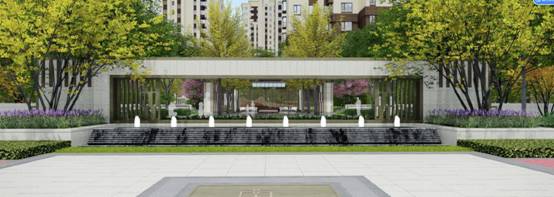 济南银丰玖玺城五期园林,济南银丰玖玺城130平样板间