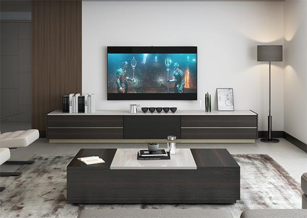 电视机挂墙上好看还是放电视柜,电视机放电视柜上还是挂墙好