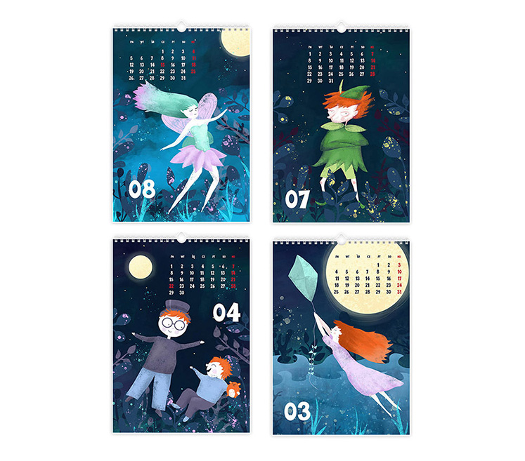 海空设计|国外漂亮的2019年日历设计