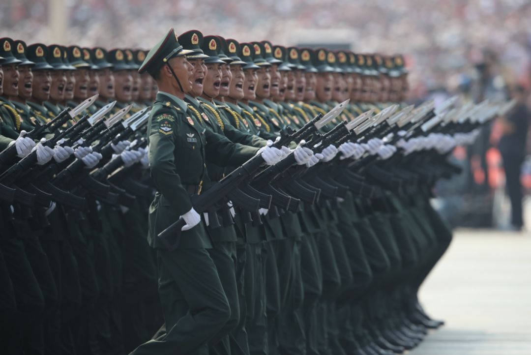 国庆节阅兵震撼画面素材,国庆节阅兵的变化