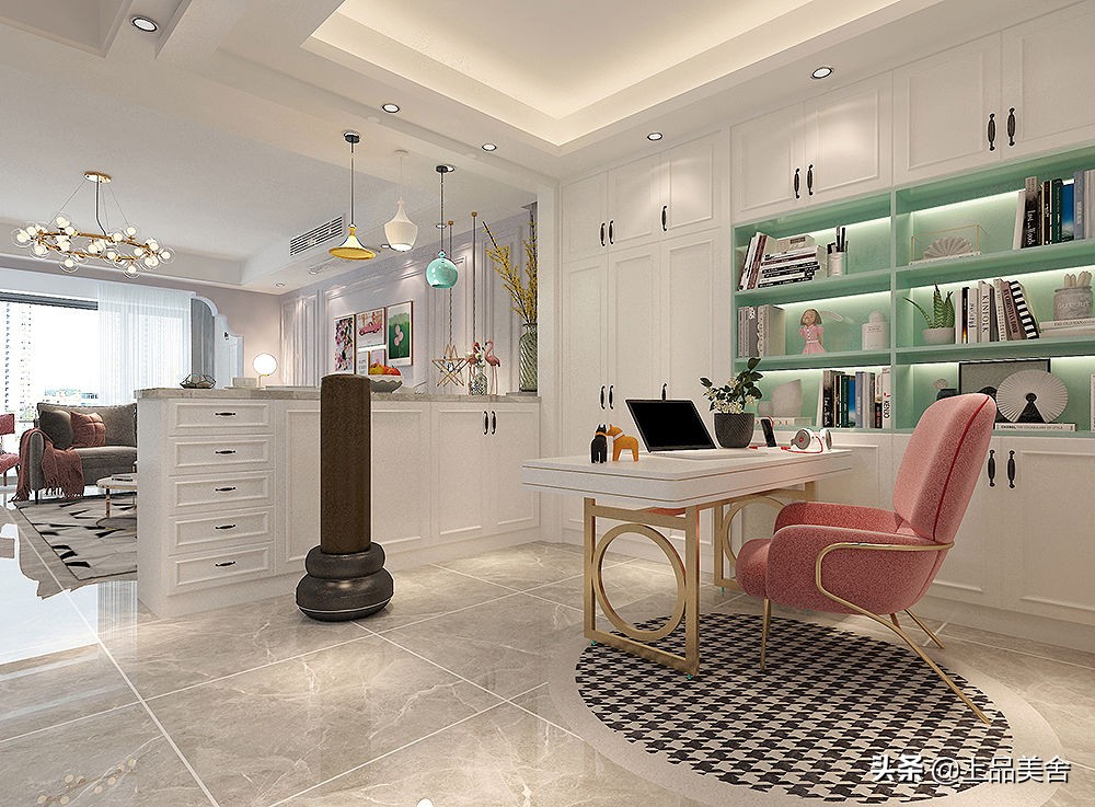 现代北欧风小户型简单舒适的小窝,极简北欧风140平的小清新风四居室