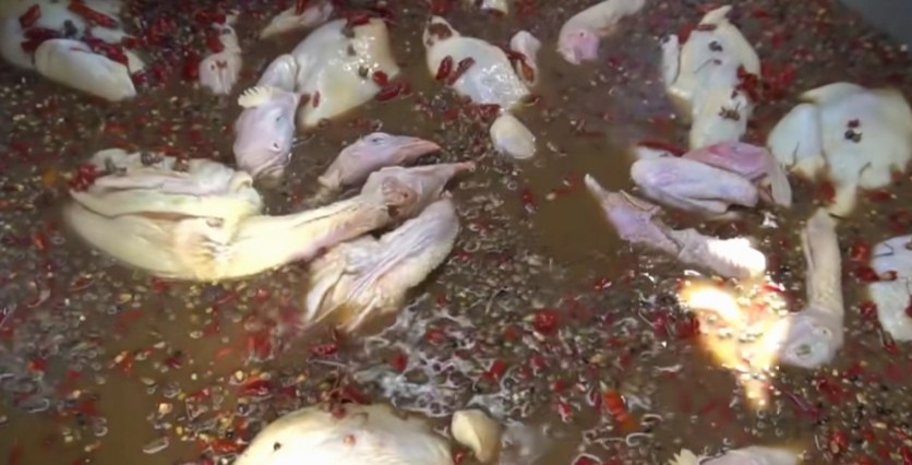 陕西小伙卖小吃炸鸡,陕西小伙子卖烤鸡