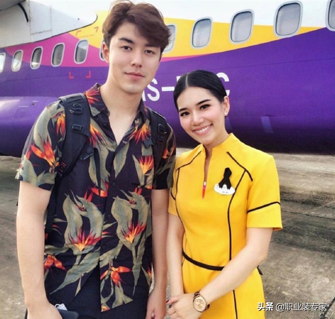 泰国酷鸟航空空姐服,泰国国际航空公司制服特点