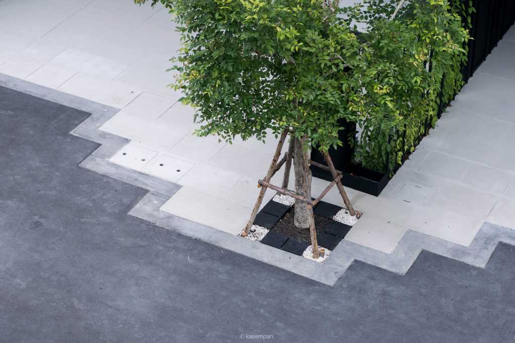 曼谷像素大厦住宅,泰国的绿色房子