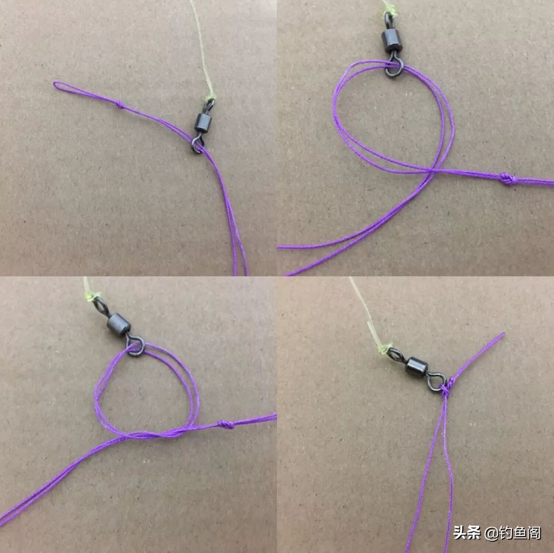 黑坑大鱼子线防缠绕打结法,子线不打结可以钓大物吗