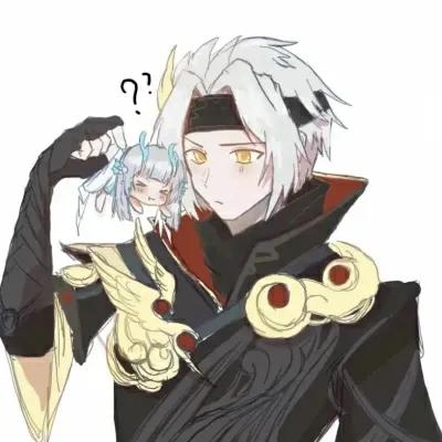 王者光荣花木兰和兰陵王情侣头像,王者光荣项羽霸王别姬情侣头像