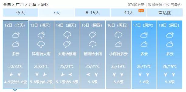 台风进入广西最新消息,预计广西台风登陆情况
