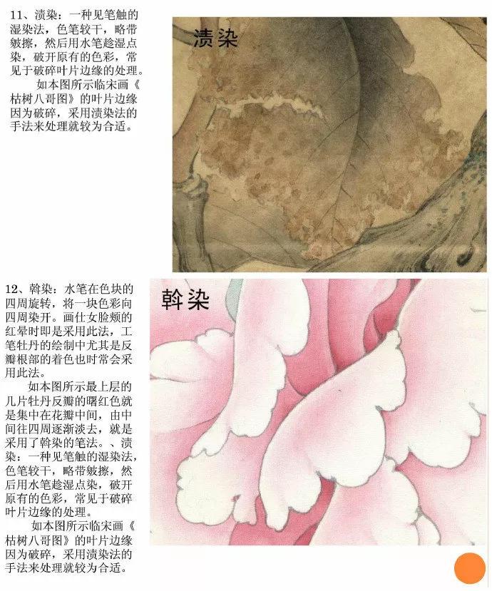 中国花鸟画国画教学,宋代工笔花鸟画表现技法
