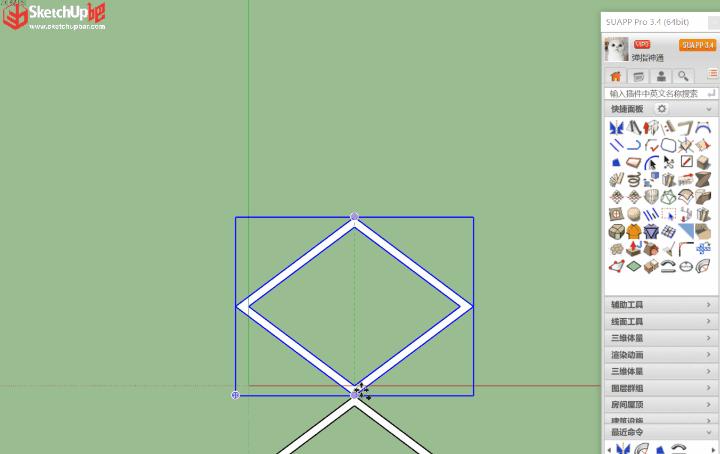 10分钟sketchup建模教程,sketchup建模思路