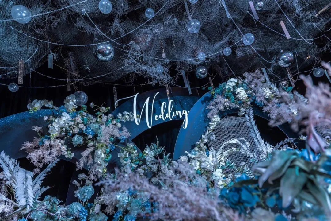 一场神秘浪漫的星空的婚礼,神秘浪漫的蓝色星空婚礼