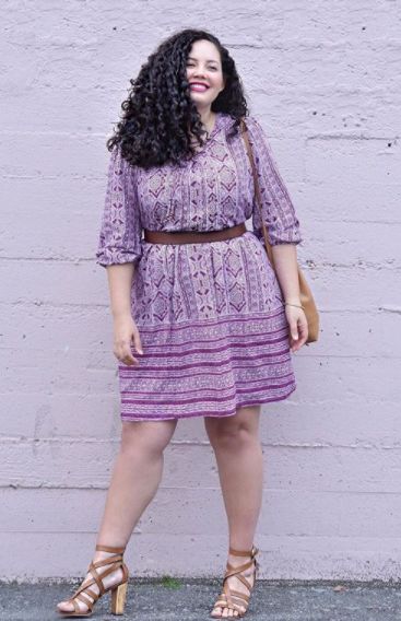 166130斤胖女孩穿搭,矮胖女生穿搭合集