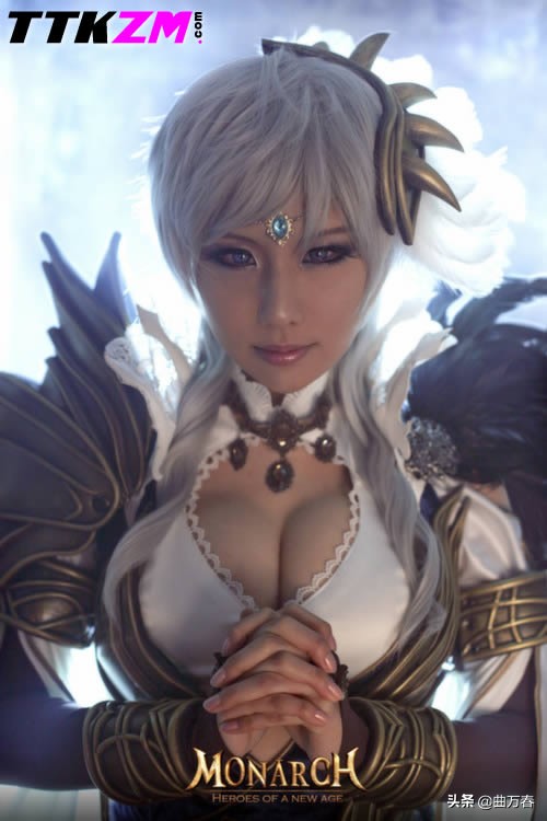 恶魔战士女王蜂cosplay,赛博朋克面罩女cosplay