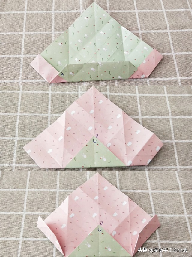 一束花朵手工折纸百合,百合折纸花朵折法图解