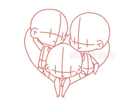 萌哒哒q版人物动态参考，收藏练习吧！