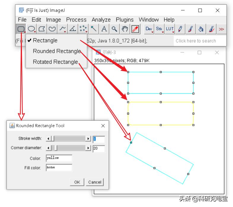 imagej标尺的位置,imagej自动选择区域