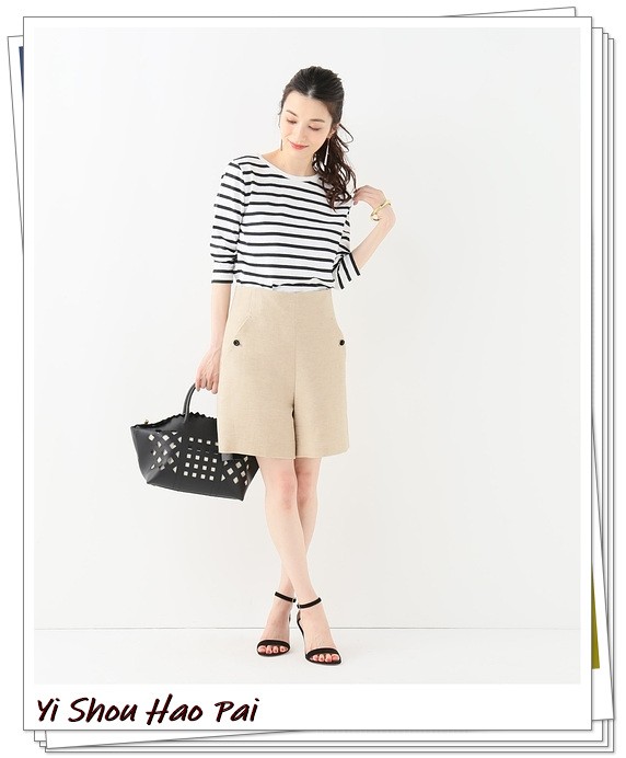 春夏米色裤子最佳搭配上衣,夏季米色裤子与上衣搭配图