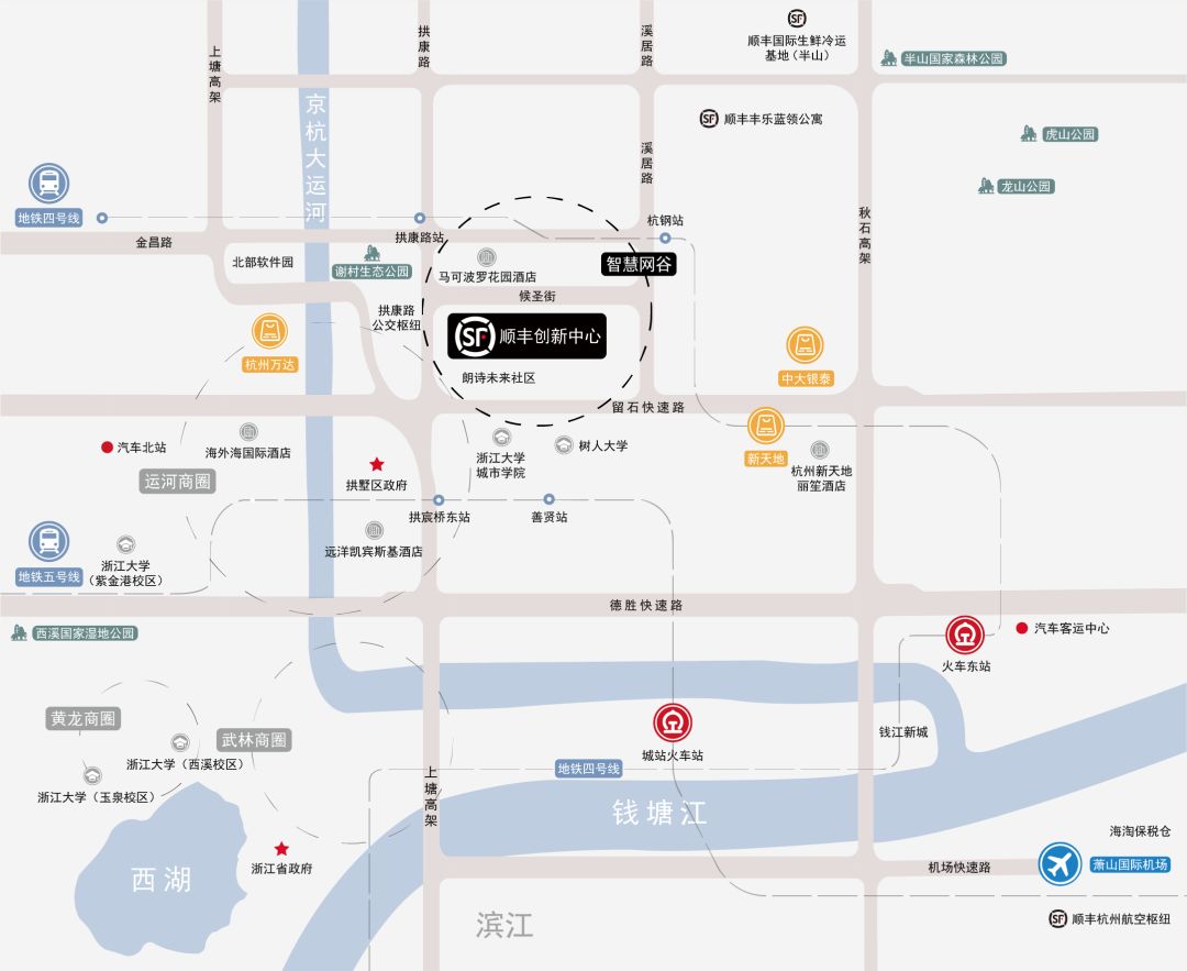 顺丰杭州创新园区,杭州财智顺丰创新中心平面图