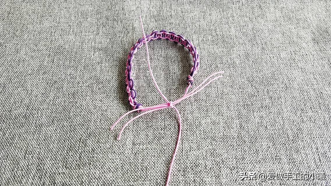 手链编绳女款2022年新款爆款手链,编绳手链简单又容易又好看的方法