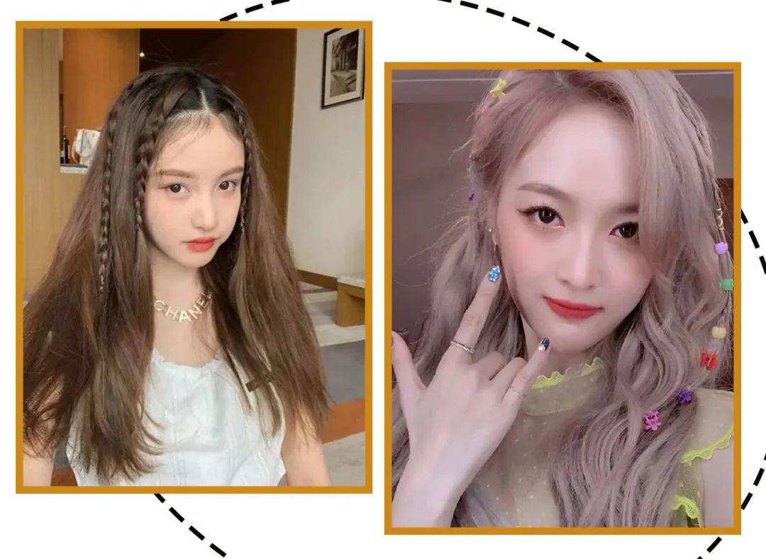 大脸女孩披头散发怎么显脸小,披头散发的简单辫子显脸小