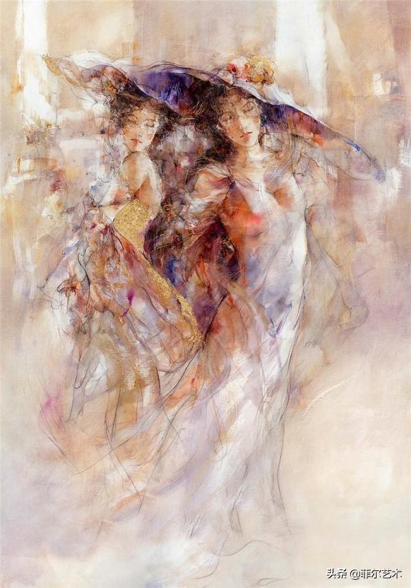 英国女性艺术家作品,英国油画人物女人