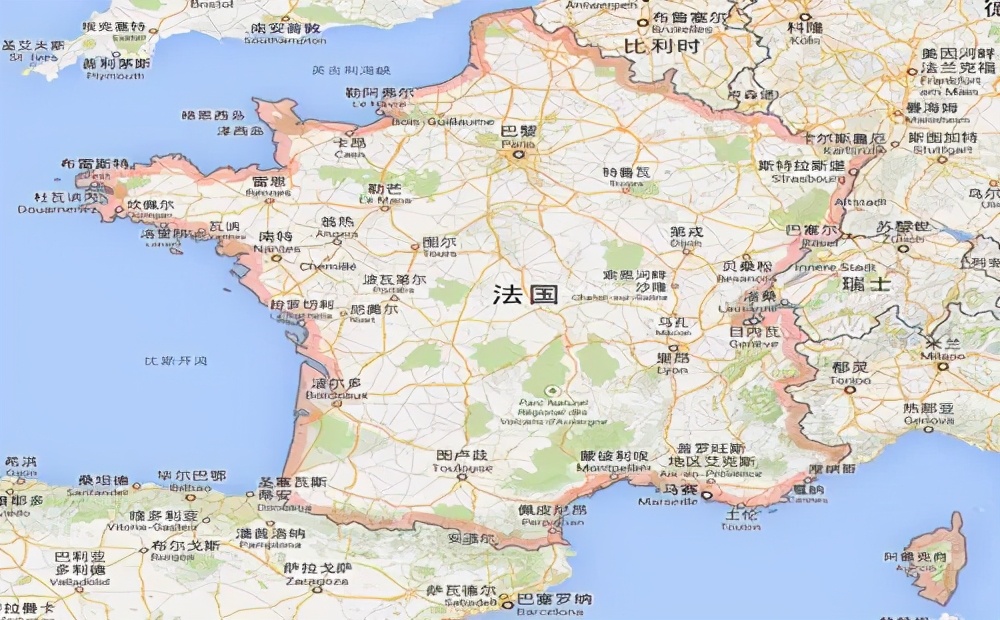 法国国土面积和中国哪个省差不多,法国的面积相当于中国哪个省
