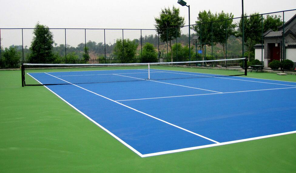 室外网球场场地建设,单打网球场标准尺寸图