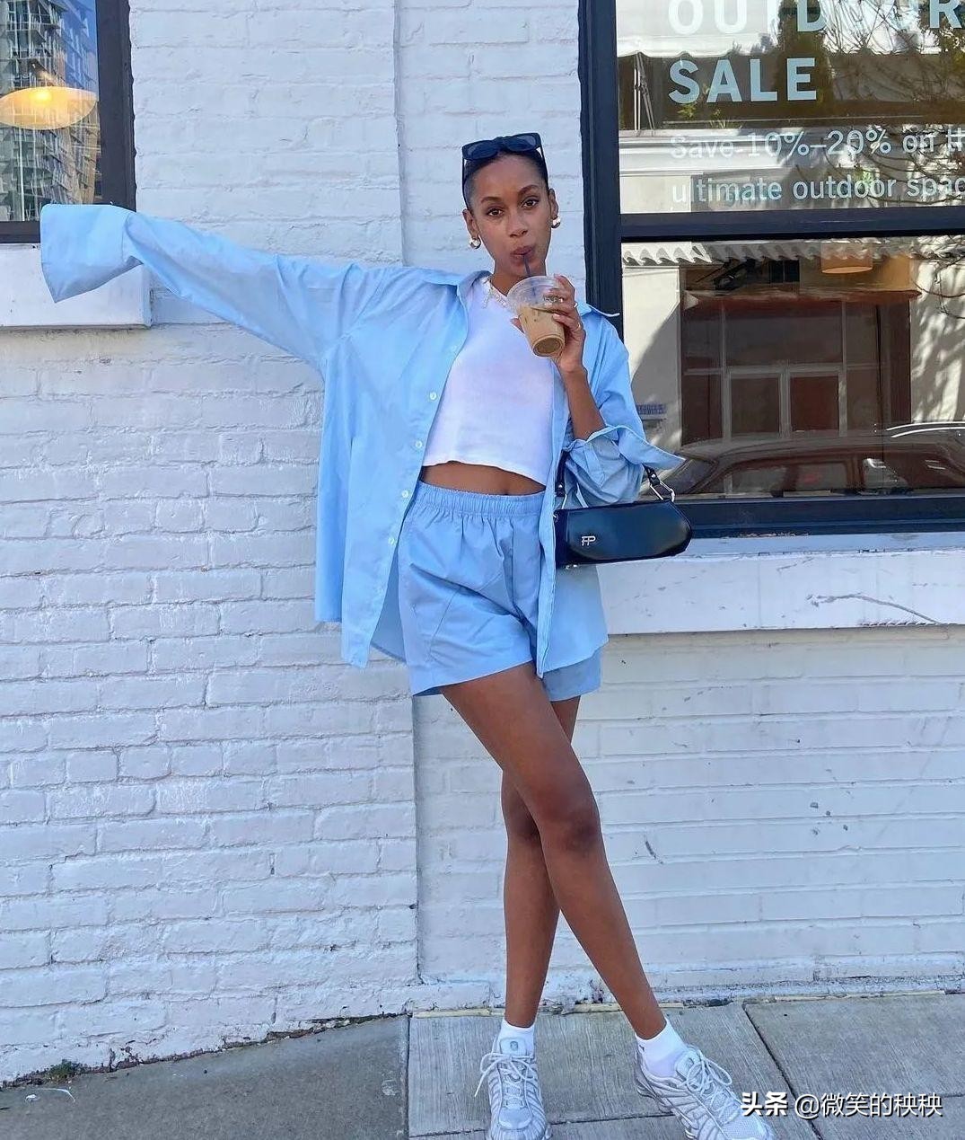 夏天穿一件长袖衬衫,夏天适合的长袖衬衫