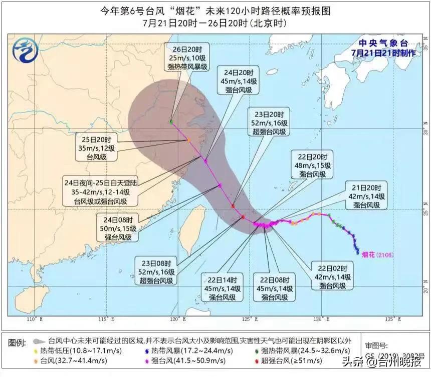 最强可达16级！“烟花”较大可能登陆台州！已有海域掀起巨浪！大暴雨即将抵达！全市这些路段易积水