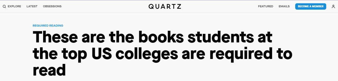 常青藤大学推荐的新生必读书单,美国大学书单推荐