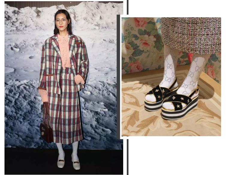 说好一起露脚踝，那些时髦精却偷偷穿上了中筒袜