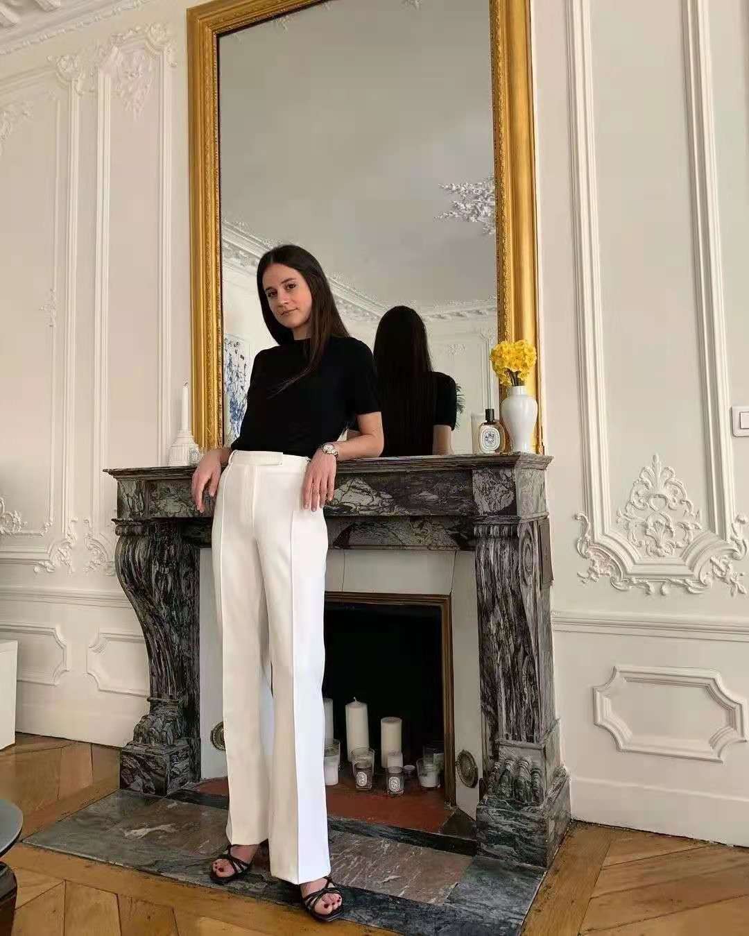 短袖显瘦针织衫,时尚洋气的高品质针织衫短袖