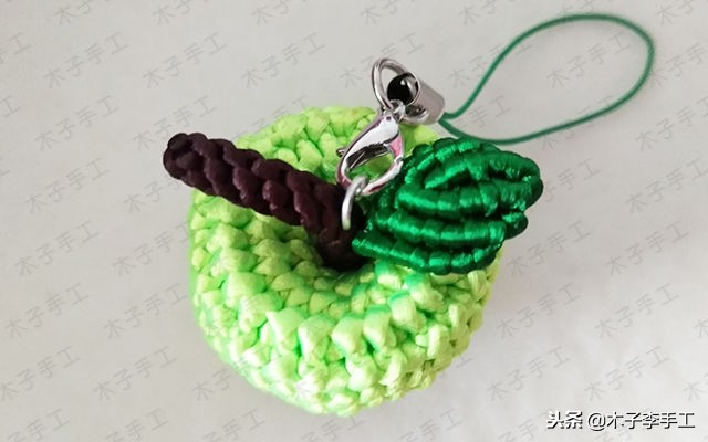 简单易学的苹果编织教程,钩编苹果的图解教程